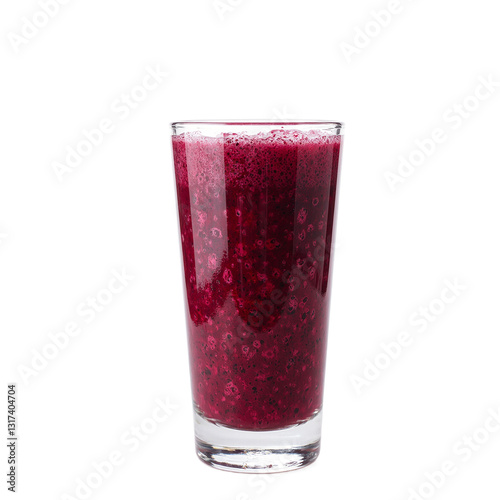 Wallpaper Mural Freshly squeezed beetroot juice in a clear glass showcasing its rich magenta color and implying a healthy detoxifying aura Torontodigital.ca