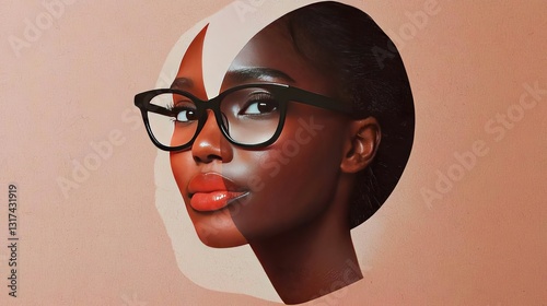 Surreal Illustration of a Self-Aware Person Embracing Their Strengths
