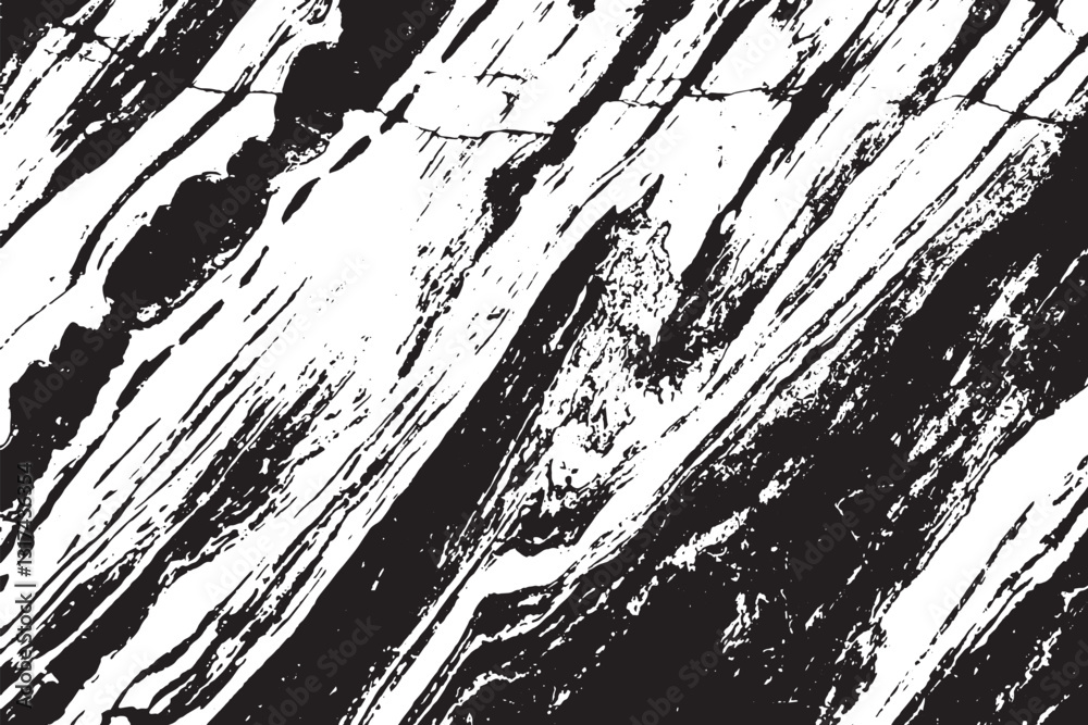 Black and white grunge marble stone texture vector illustration. Black and white grunge marble stone texture vector illustration.