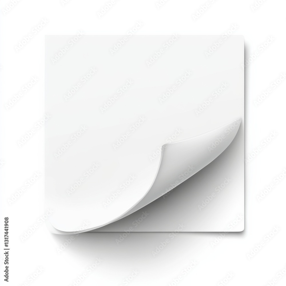 Blank white sticker label isolated - Blank white sticker label isolated -