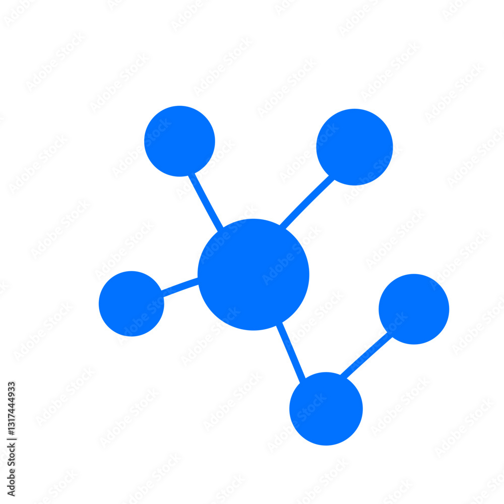 Blue Molecule Icon
Blue Molecule Icon