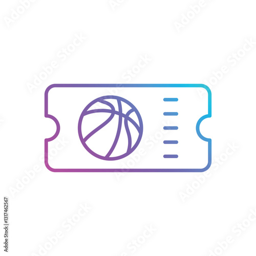 ticket Vector icon