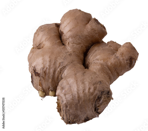 ginger root isolated on white background