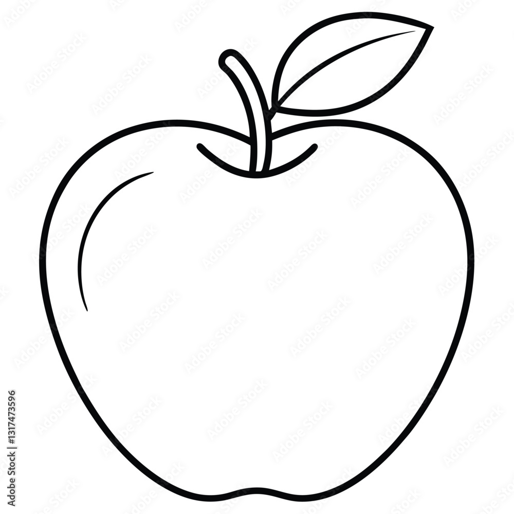 vector illustration of an apple vector illustration of an apple