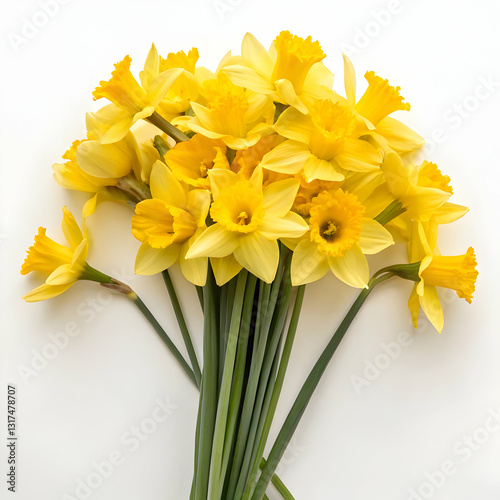 Bright Yellow Flowers Bouquet Spring Blooms Nature Beauty
