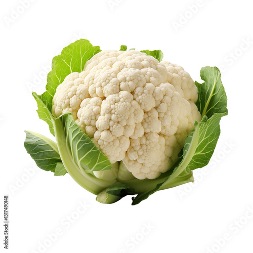 Cauliflower on Transparent Background