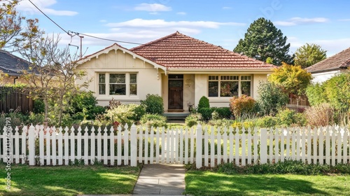Charming Bungalow Home with White Picket Fence
