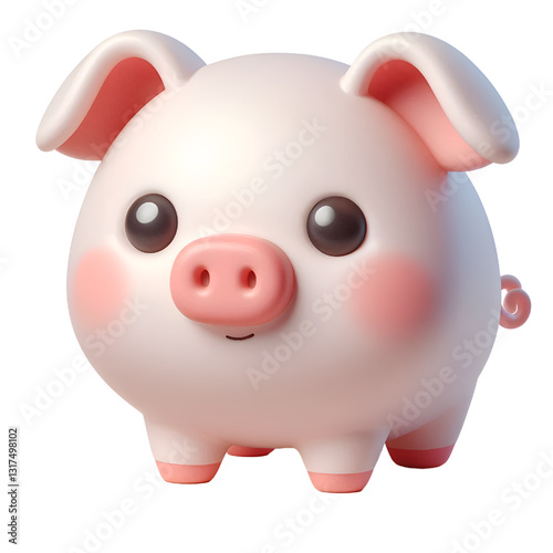 piggy bank isolated on white background