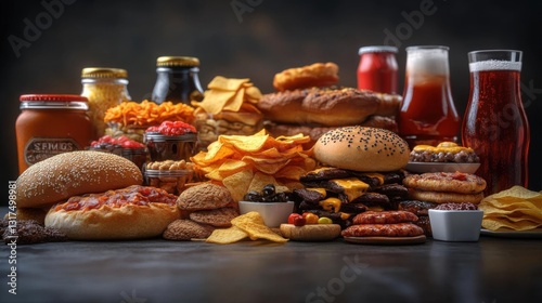 Unhealthy Foods: Burgers, Chips & More