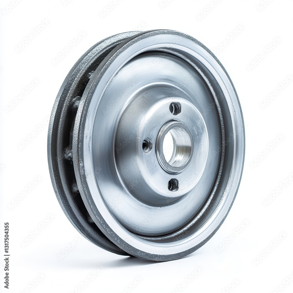 Caster wheel isolated on white background industrial component clear view Caster wheel isolated on white background industrial component clear view