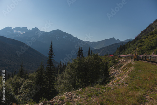 view of the mountains