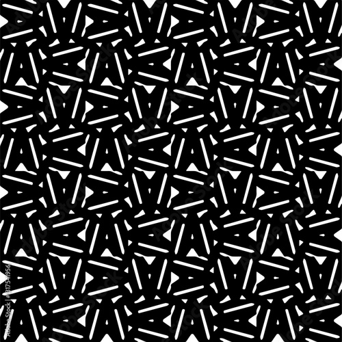  Abstract texture for fabric print, card, table cloth, furniture, banner, cover, invitation, decoration, wrapping.Seamless repeating pattern. Black and white color.Carpet pattern texture.