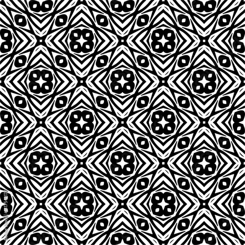  Abstract texture for fabric print, card, table cloth, furniture, banner, cover, invitation, decoration, wrapping.Seamless repeating pattern. Black and white color.Carpet pattern texture.