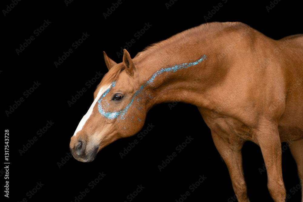 Fototapeta premium glitter horse