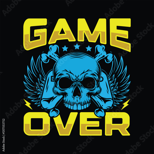 Game Over T-Shirt Design