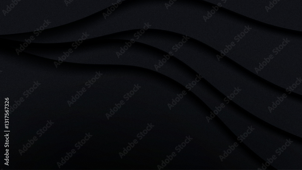 Black abstract wave shadow background. Black abstract wave shadow background.