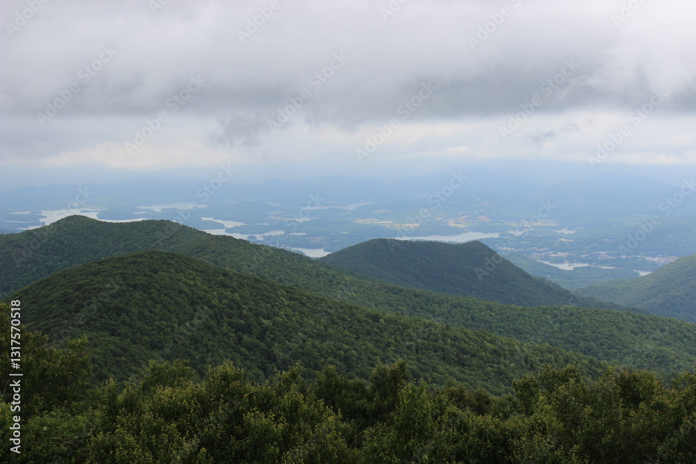 Fototapeta premium mountain landscape with clouds