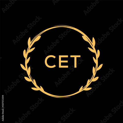 CET LOGO DESIGN VECTOR TEMPLATE