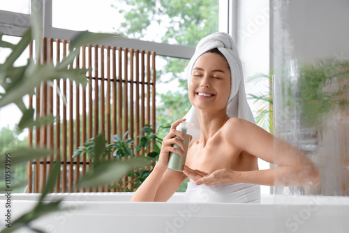 Beautiful young happy woman...