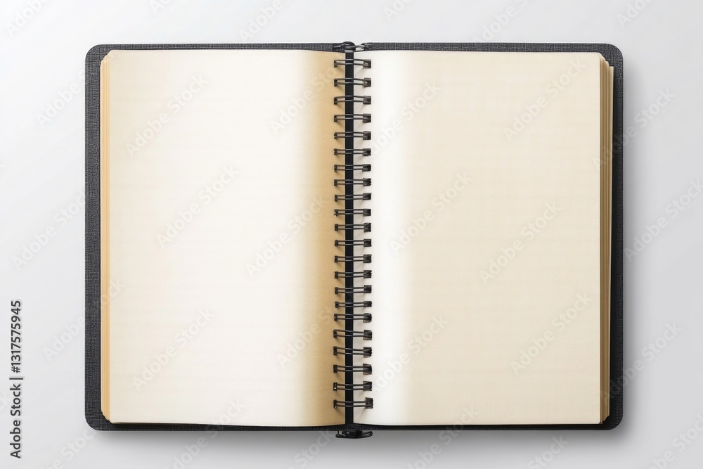 blank open notebook or ring binder isolated over a transparent background, business stationery, school, art, or craft supply, top view, flat lay for your scenes, copy space blank open notebook or ring binder isolated over a transparent background, business stationery, school, art, or craft supply, top view, flat lay for your scenes, copy space