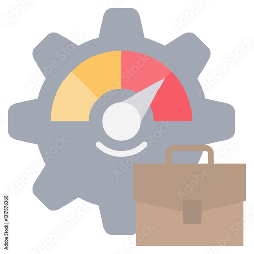 Perfomance Flat Icon
