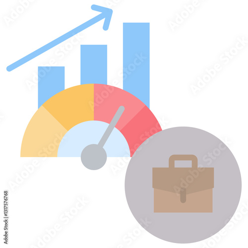 Metric Flat Icon