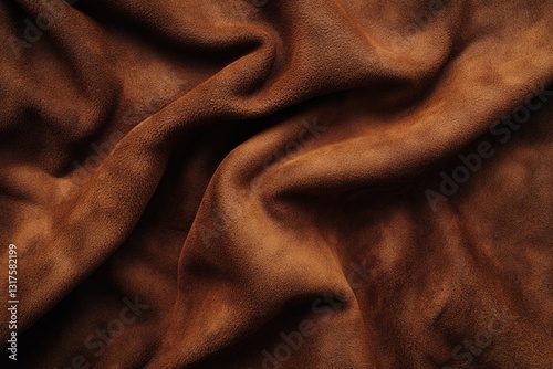 Brown Suede Leather Texture - 4K High-Quality Surface