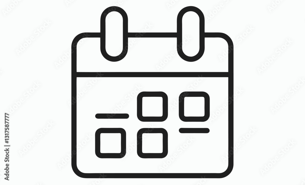 Calendar icon, Calendar or appointment schedule flat icon icon for apps and websites Calendar icon, Calendar or appointment schedule flat icon icon for apps and websites