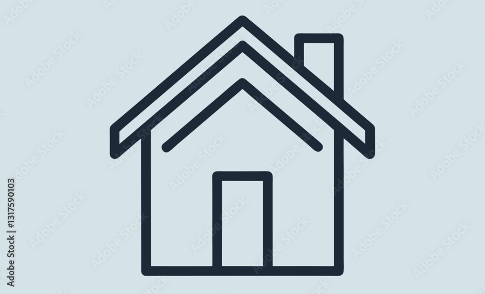 Home icon silhouette isolated on white background, web home flat icon for apps and websites Home icon silhouette isolated on white background, web home flat icon for apps and websites