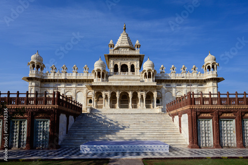 Jaswant Thada, a cenotaph in Jodhpur, Cremation Ground of the Marwar Royal Rajput Family, Carved from white Makrana Marble