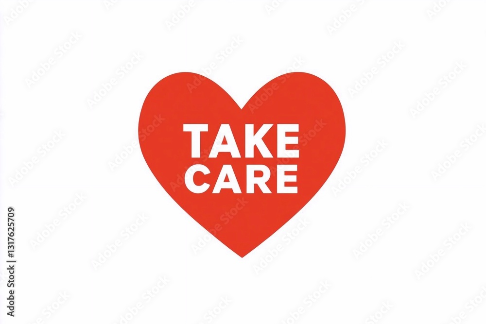 A simple heart with the words A simple heart with the words
