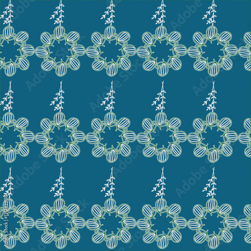 leaf floral  seamless vector pattern of flowers in various colors and shapes multi color floral