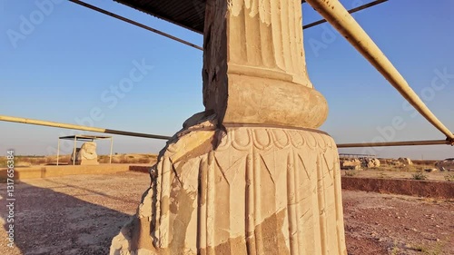 The Apadana Palace of Darius in Susa was a palace complex that was built at the site of Susa, during the reign of Darius I over the Achaemenid Empire.