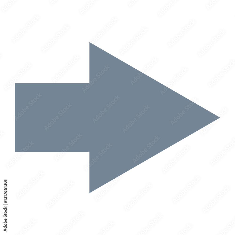 A Simple Grey Arrow Pointing Right, Signifying Direction And Guidance, Rendered In A Minimalist Flat Design With Muted Tones A Simple Grey Arrow Pointing Right, Signifying Direction And Guidance, Rendered In A Minimalist Flat Design With Muted Tones