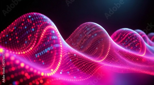 Digital Data Waves - A Spectral Flow with a Stunning Futuristic Design