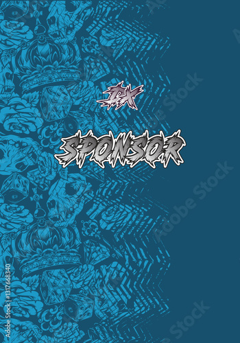Vector jersey Background design for sublimation sport t shirt design 