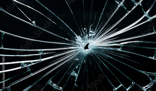 Broken glass texture overlay. Royalty high-quality free best stock of Broken glass on black background