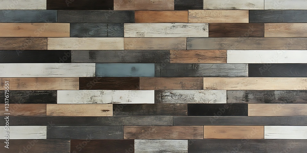 Rustic wood panel wall texture