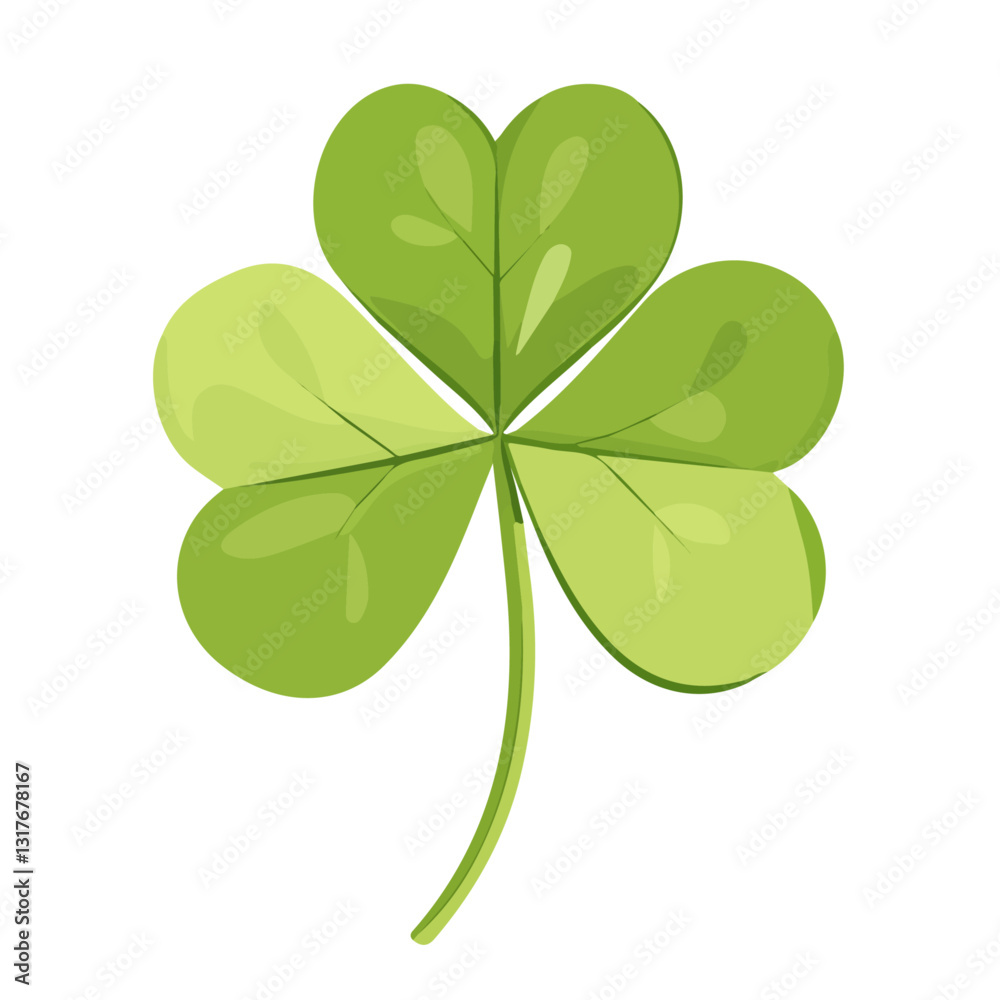 2D flat vector illustration Clover leaf icon isolated on a white background.
2D flat vector illustration Clover leaf icon isolated on a white background.