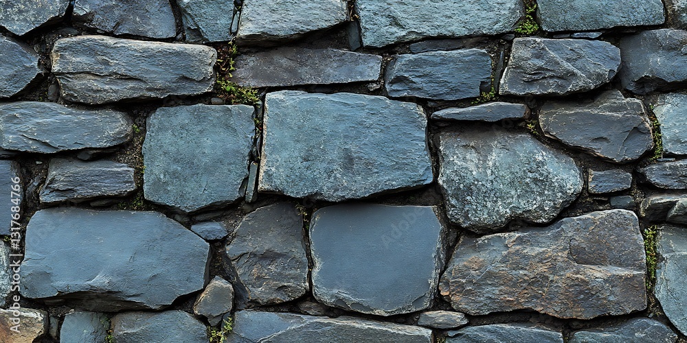 Obraz premium Rustic stone wall texture, outdoor