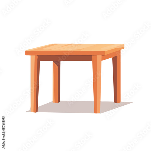 2D flat vector illustration Table icon isolated on a white background.

