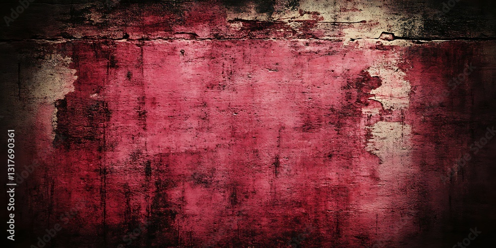 Obraz premium Dark Red Grunge Wall Texture