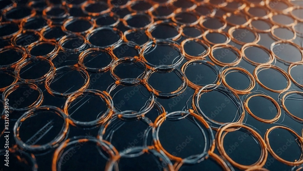 Abstract background with overlapping circles. Abstract background with overlapping circles.