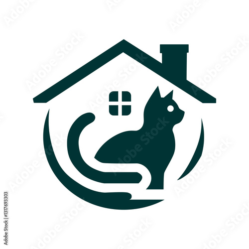 Cat at Home Logo