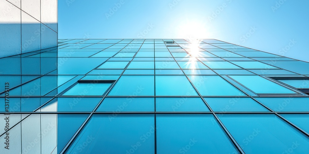 Fototapeta premium Modern Skyscraper Facade (1)