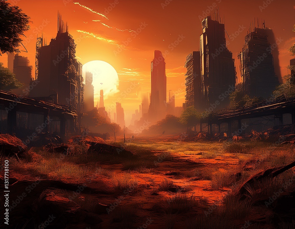 Naklejka premium Generated image