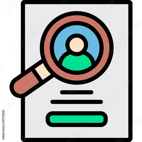 profile resume review icon