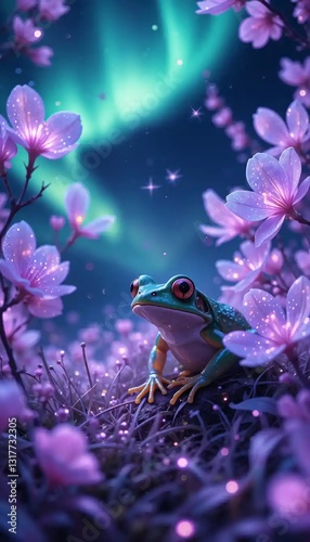 frog on a branch