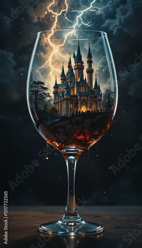 glass of wine