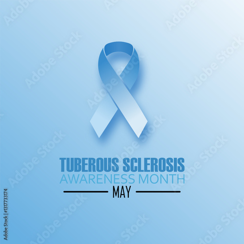 Vector graphic of Tuberous Sclerosis Awareness Month for Tuberous Sclerosis Awareness Month celebration.